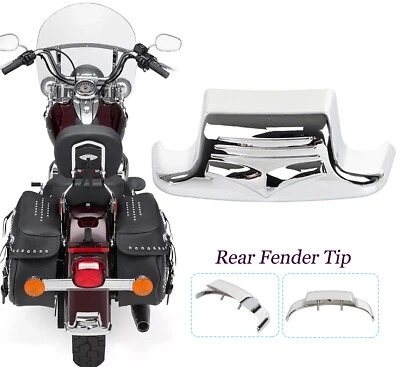 Guarnição de ponta de para-lama traseiro para Harley Electra Glide Road King FLHR FLHT FLSTC FLSTN - Imagem 1 de 4