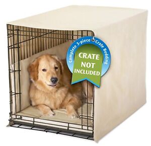 Pet Dreams 3 Piece Set - Eco Friendly Dog Bedding for Crate!