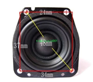 2pcs 1.5" inch 4Ohm 4Ω 10W Neodymium Full range speaker Loudspeaker Long stroke - Picture 1 of 12