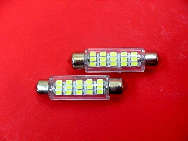 2 luces LED de cortesía interiores súper blancas Buick Caddy Olds GMC 1965-1995 Foto 1 de 4