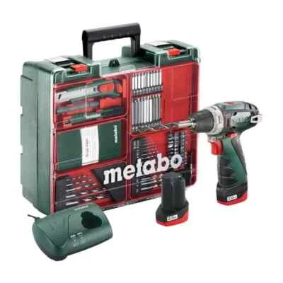 Metabo 600080880 Powermaxx BS 12v Cordless Drill/Screwdriver 2x 2.0Ah Batteries - Image 1 of 4