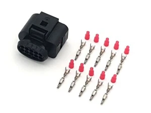 Kit reparación VW 1J0973715 hembra (neutro) 10 pines 2 filas, ŠKODA, AUDI, SEAT - Imagen 1 de 1