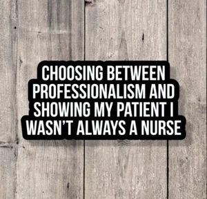 Nurse Healthcare Medical Vinyl Sticker Laptop Sticker Water Bottle Sticker Decal - Picture 1 of 4