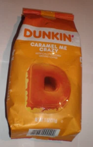 Dunkin Donuts CARAMEL ME CRAZY Ground Coffee 11 OZ 1 Bag BBD 03/25/2025 - Picture 1 of 3