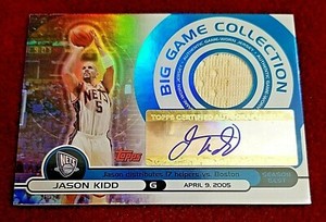 Fleer Upper Deck Gold Assets Topps Chrome Finest Refractor Jason Kidd Auto RC
