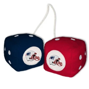 Dados difusos de 3" de los New England Patriots - NFL - Imagen 1 de 1