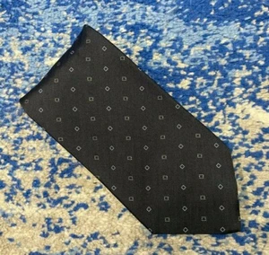 NUEVAS Corbatas de Seda Geométrica Chevron Blue Gris Azul Gris Marino Profundo Bias - Imagen 1 de 5
