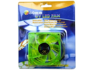 S8-08-UV/GO DESKTOP 3X3 ZOLL 80MM 3-PIN STECKER 12V UV LED GEHÄUSE KÜHLLÜFTER - Bild 1 von 1