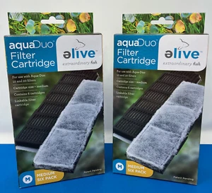 Two Boxes of Elive AquaDuo Filter Cartridges, 6-pack for 10 & 20  filters - Picture 1 of 8