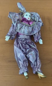 Karneval Porzellan Puppe 8 Zoll - Bild 1 von 1