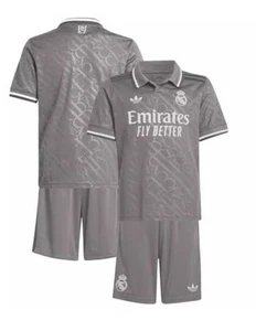 Real Madrid adidas Third Youth kit 2024-25 Size 28 9-10 years - Picture 1 of 8