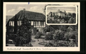 Iburg, Ansichtskarte, Waldwirtschaft Freudenthal  - Picture 1 of 2