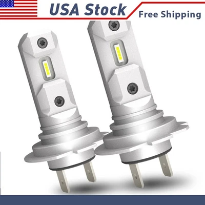 2x Kit de conversión de bombilla de faro LED súper brillante H7 haz alto bajo blanco 6500K N Foto 1 de 4