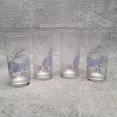 Juego de 4 vasos vasos Pfaltzgraff Winter Frost Coolers de 15 oz 047-408-00 Foto 1 de 4