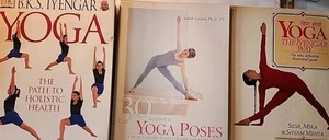 3 YOGA books Yoga the path of Holistic health, YOGA the Iyenger way, YOGA poses - Imagen 1 de 16