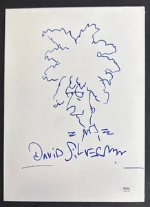 Boceto firmado por David Silverman 11x14 de Los Simpson Sideshow Bob PSA AP47107 - Imagen 1 de 2