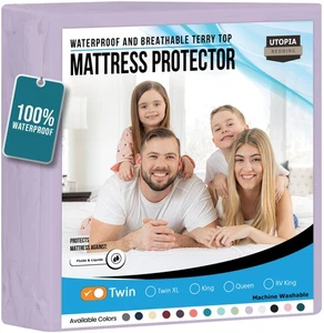 Protector de Colchón Impermeable Tamaño Doble, Funda de Colchón de Terry Premium 200 GSM... - Imagen 1 de 8