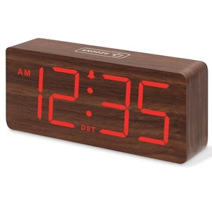 DreamSky Sveglia Digitale in Legno per Camera da Letto - Orologi da Scrivania con Grande Numb... - Foto 1 di 7