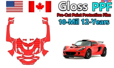 PreCut PPF Paint Protection Film For Lotus Exige 2006-2011 Front kit+side skirt - Image 1 of 4