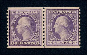 drbobstamps US Scott #494 postfrisch NH OG Coil Line Paar Briefmarken mit sauberem PSE-Zertifikat - Bild 1 von 3