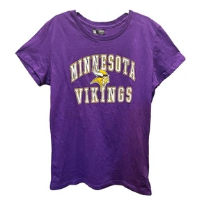 Team Apparel Minnesota Vikings Football TShirt Damen Large lila Glitzer NEU - Bild 1 von 6