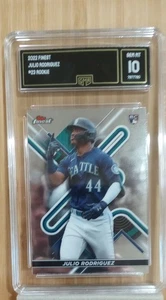 2022 Topps Finest Julio Rodriguez #23 GMA 10 (RC) - Bild 1 von 2