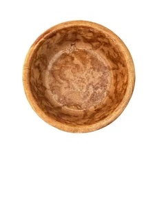 Vintage Bennington Pottery Spongeware Stoneware Dessert Bowl USA #196 Crazing - Picture 1 of 13