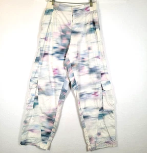 Pantaloni cargo Free People Movement donna Mesmerize Me taglia small bianco Gorpcore - Foto 1 di 13