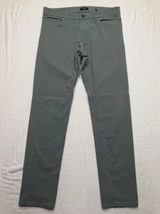 THEORY Raffi Pants Men 33 (34x30) Olive Green Neoteric Twill Golf Performance - Picture 1 of 14