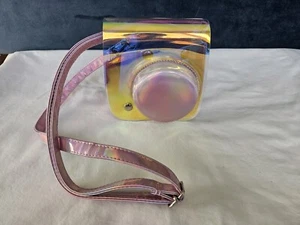 Iridescent Camera Storage Case Transparent Sling Bag For Mini 11/9/8 Camera Fit - Picture 1 of 7