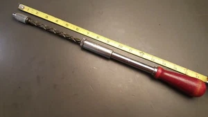 Vintage Great Neck 277a Spiral Return Ratcheting Spring Screwdriver England Made - Picture 1 of 12
