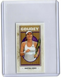 MARTINA HINGIS 2019 Upper Deck GOODWIN GOUDEY LUMBERJACK Mini Insert #G35 - Picture 1 of 2