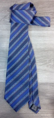 Corbata Harrods Knightsbridge Azul 100% Seda Diseñador Negocios Formal Clásica Foto 1 de 4