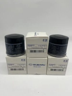 New Factory Subaru Engine Oil Filter 15208AA100 Genuine 6 PACK US - Image 1 of 4