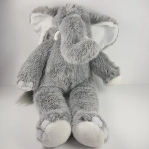 Vintage Build A Bear Workshop BAB 17 Zoll grauer Elefant nicht mehr produziert Plüsch BABW - Bild 1 von 7