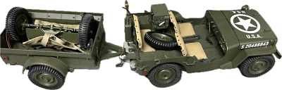 jeep Willys militare hachette scala 1:8 LEGGERE DESCRIZIONE - Immagine 1 di 4