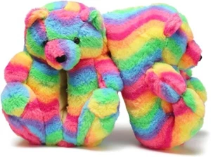 Teddy Bears Slippers For Women Fluffy Shoe Cute House Animal Slippers Fuzzy... - Picture 1 of 6
