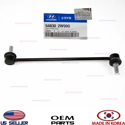 Barra estabilizadora delantera genuina 1 pieza OEM Sorento 2014-2015 / Santa Fe 2013-2018 Foto 1 de 2