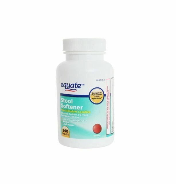 Equate FG002129 Stool Softener Plus Stimulant Laxative 240 Tablets