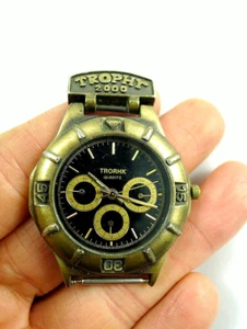 VECCHIO OROLOGIO VINTAGE DA POLSO QUARZO CAMEL TROPHY 2000 TRORHK - Picture 1 of 5