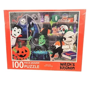 Halloween Puzzle for Adults And Kids 100 Piece | Witch's Kitchen Jigsaw Puzzles - Picture 1 of 5