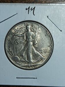 1944 Silver Walking Liberty Half Dollar  BU 90% Silver