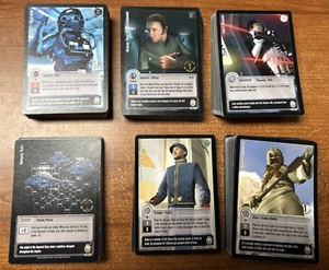 2001 Jedi Knights TCG First Day of Printing Lot Star Wars - 240+ Cards 27 Rares - Picture 1 of 4