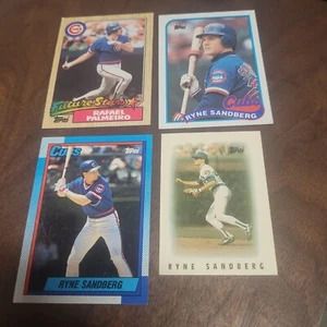 Topps, 1987, 1989, 1990 Ryne Sandburg, Cubs, 1986 Mini, KOSTENLOSER VERSAND - Bild 1 von 2