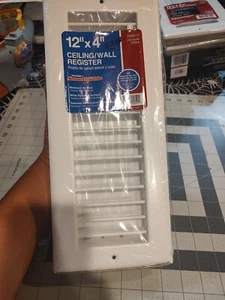 Truaire Smooth Glide 12"x4" Ceiling/Wall Register - New - Picture 1 of 2
