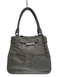 Bolso de mano COLE HAAN de cuero liso KHK - Imagen 1 de 6