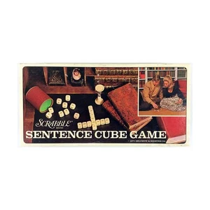 Selchow & Righter Boardgame Scrabble - Sentence Cube Game Box Fair/VG+ - Picture 1 of 1