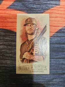 2016 Topps Allen & Ginter Brandon Crawford #171 Mini A & G Back No Number PR 50 - Picture 1 of 2