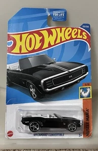 HOT WHEELS 69 CAMARO CONVERTIBLE - Picture 1 of 2