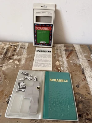 Vintage 1988 Scrabble Magnetic Pocket Edition Travel Game - Spear’s Games - Image 1 of 4